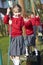 Portrait Of Elementary School Pupils On Climbing Equipment