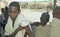 Portrait Ethiopian Afar children in traditional costume