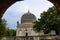 Portrait of the famous Qutb Shahi Tombs are located in the Ibrahim Bagh Hyderabad in India