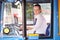 Portrait Of Female Bus Driver Behind Wheel