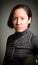 Portrait of a female fencer wearing fencing