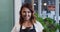 Portrait of Female hairdresser smiling at hair salon