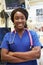 Portrait Of Female Nurse In Emergency Room