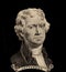 Portrait of first U.S. president Thomas Jefferson