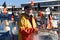 A portrait of a fisherman in the harbor