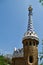 Portrait of the Gaudi Pavilion tower