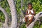 Portrait of happy malagasy girl