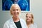 Portrait Of Happy Woman Smiling Working As Doctor In Hospital