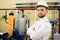Portrait of industrial engineer on gas and oil plant