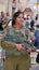 Portrait of Israel Defense Forces woman