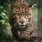 Portrait of jaguar (Panthera onca)