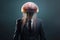 Portrait of a Jelly fish dressed in a formal business suit