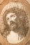 Portrait of Jesus Christ by Guido Reni in a vintage book Portraits of Christ, by K.A. Fisher, 1896, Moscow