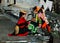 Portrait of Kalash tribe woman in national costume at Joshi fest Bumburet, Kunar, Pakistan