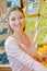 Portrait lady in greengrocers