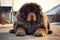 Portrait of a large Tibetan Mastiff