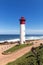 Portrait Lighthouse on Paved Beachfront Promenade at Umhlanga