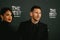 Portrait of Lionel Messi and his wife Antonela Roccuzzo at the Best FIFA football awards in Paris