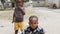 Portrait of Local African Children in a Poor Village near Slum, Zanzibar, Africa