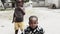 Portrait of Local African Children in a Poor Village near Slum, Zanzibar, Africa