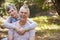 Portrait Of Loving Mature Couple In Countryside Together