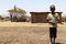 Portrait of massai boy