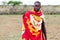 Portrait of Massai man