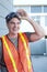 Portrait of a mature construction worker outside