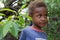 Portrait of a Melanesian kid.