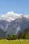 Portrait of Mount Cook. Southern Alps of New Zealand. South Island