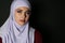 Portrait of Muslim woman in hijab