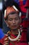 Portrait of a Naga tribesman wearing traditional attire