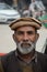 Portrait of Pathan tuk tuk rickshaw driver Peshawar Pakistan