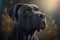 Portrait photo of an adorable Cane Corso dog. Cane Corso closeup view. generative AI