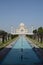 Portrait Picture of Taj Mahal Gardens in Agra, India