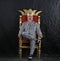 portrait of prisoner of prison authority,king criminal,godfather, mafia