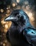 Portrait of a raven