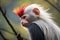 Portrait of a Red crowned douc langur, The Red Shanked douc is a species of Old World monkey
