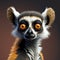 Portrait of ring-tailed lemur (lemur catta)