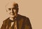 Portrait of scientist and inventor, Thomas Edison.