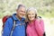 Portrait Of Senior Couple On Hike