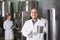 Portrait of smiling male brewery worker