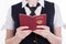 Portrait Of Staff At Airport Check In Desk