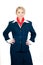 Portrait of a stewardess