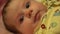Portrait of a Surprised Baby Girl. 4K UltraHD, UHD