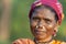 Portrait of a Tribal Lady attending Procession during Dussera Festival at Jagdalpur,Chhattisgarh,India