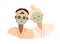 Portrait of two women with clay facial masks on their faces. Spa skin care treatment of girlfriends in bathrobe and