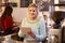 Portrait Of Two Women Running Coffee Shop Together