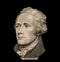 Portrait of U.S. president Alexander Hamilton