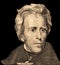 Portrait of U.S. president Andrew Jackson